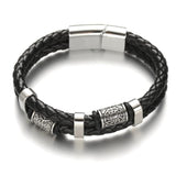Vintage Double Layer Cuff Bracelet Men
