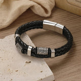 Vintage Double Layer Cuff Bracelet Men
