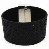 Crystal Cuff Bracelet Bling Hand Chain Bracelet
