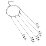 MisenBaBa Link Chain Finger Bracelet Punk Jewelry