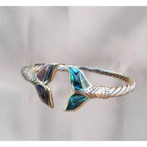Vintage Colorful Mermaid Charm Bracelet - Women's Party Jewelry