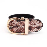 Wide Punk Leather Bracelet Women Accessories