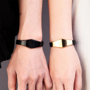 Stainless Steel Medical Alert ID Bracelet for Men Women