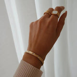 Enamel Bangles Set Zircon Bracelet for Women