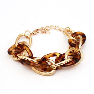 Leopard Chain Bracelet Punk Bangle Female Jewelry