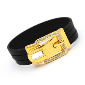 Wind Punk Leather Cuff Bracelet with Joker Personality