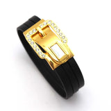 Wind Punk Leather Cuff Bracelet with Joker Personality