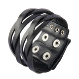 Braided Men Punk Jewelry Multilayer Sporty Bangles