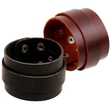 Wide Leather Cuff Bracelet Brown Bangle for Men Women
