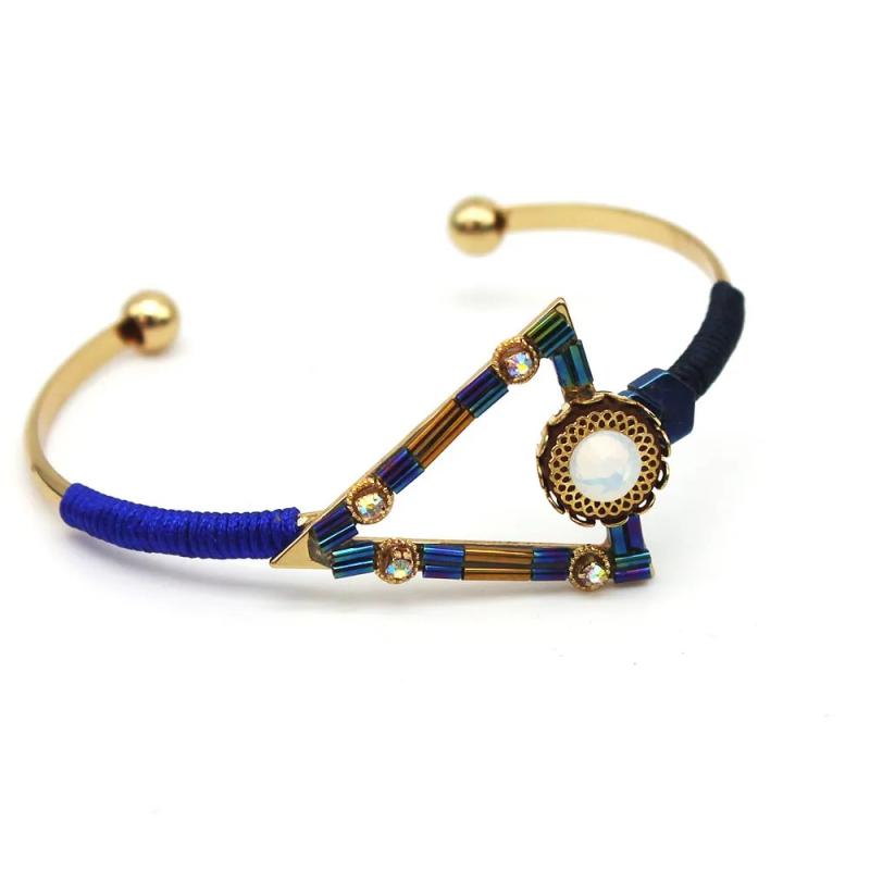 Bohemian Crystal Leather Bracelet for Women
