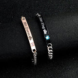 Couple Alloy Bracelet His Queen Her King Romantic Charm Jewelry Gift