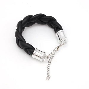 Multilayer Weave Leather Bracelet Women 5 Colors Double Wrap Charm Bracelet