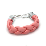Multilayer Weave Leather Bracelet Women 5 Colors Double Wrap Charm Bracelet