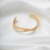 Metallic Criss Twist Cuff Bracelet Women's Jewelry
