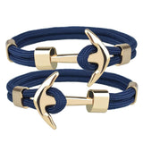 Kirykle 2 pcs Anchor Bracelets for Couples