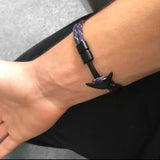 Kirykle 2 pcs Anchor Bracelets for Couples