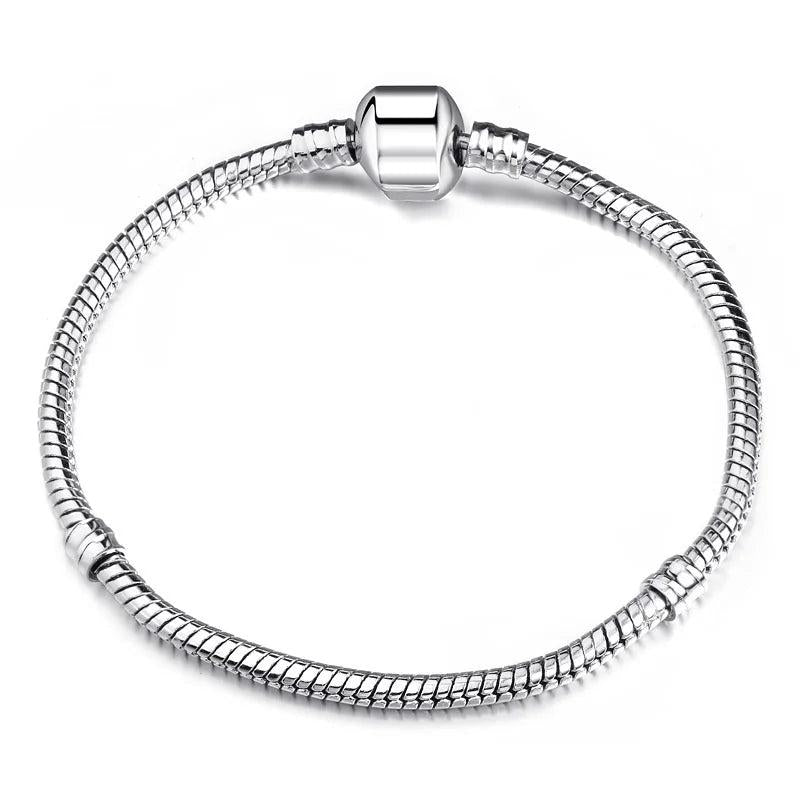 European Snake Chain Charm Bracelet for Women