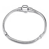 European Snake Chain Charm Bracelet for Women