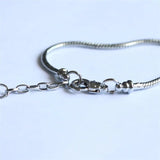 European Snake Chain Charm Bracelet for Women