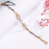 Delicate 8MM Crystal Mix Bracelet Chain Jewelry