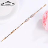 Delicate 8MM Crystal Mix Bracelet Chain Jewelry