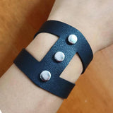 Vintage Leather Bracelets For Women Charm Wrist Accessories