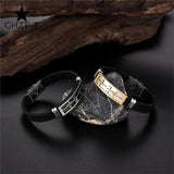Heartbeat Bracelet Rubber Belt - Stainless Steel Jewelry