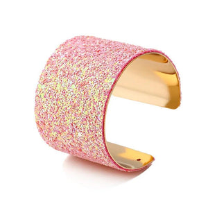 Boho Women's Wide Line Cuff Bracelets Set