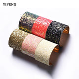 Boho Women's Wide Line Cuff Bracelets Set