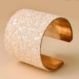 Boho Women's Wide Line Cuff Bracelets Set