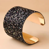 Boho Women's Wide Line Cuff Bracelets Set