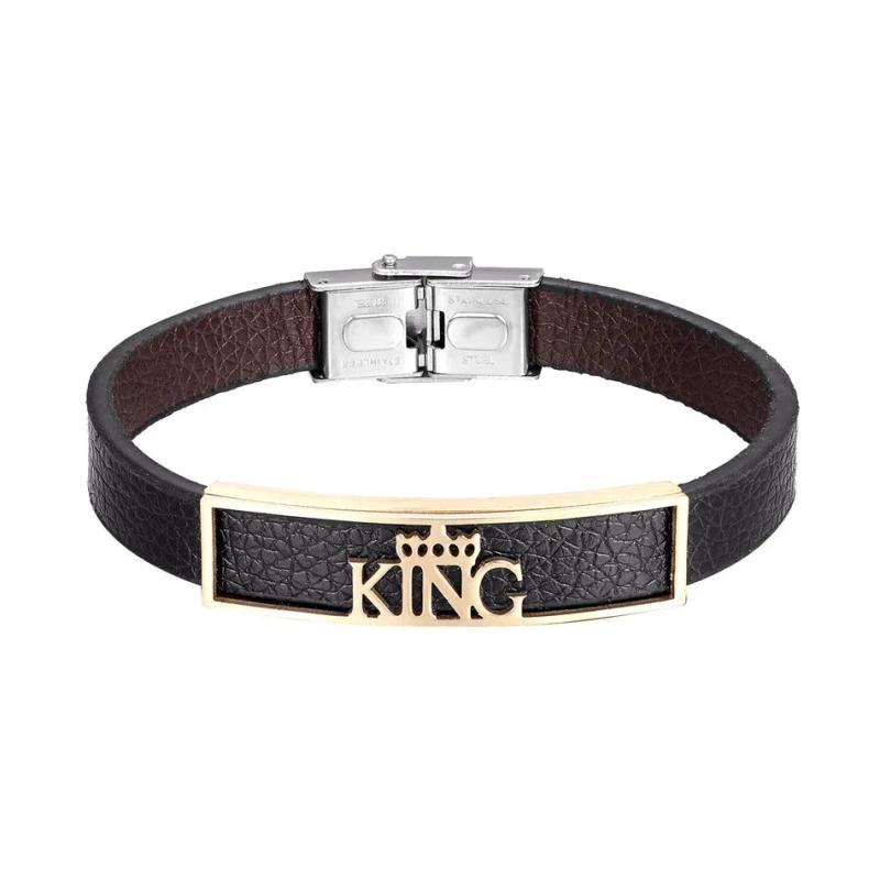 Men Bracelet King Bracelet Stainless Steel Accessories