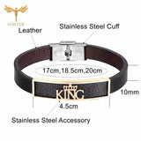 Men Bracelet King Bracelet Stainless Steel Accessories
