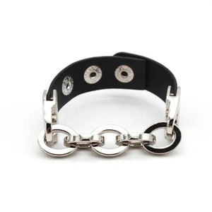 Wide Cuff Leather Bracelet Vintage Punk Jewelry