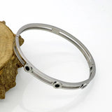 Roman Numerals Bracelet Stainless Steel Hollow Roman Numbers Cuff Bangle Bracele
