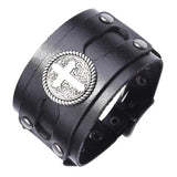 Leather Bracelets Men Women Punk Rock Braided Wrap Jewelry