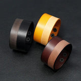 KOtik Punk Gothic Rock Leather Cuff Bracelet for Men