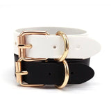 Hot Punk Rivet Wide Leather Bracelet Men Women Cuff Vintage Rock Jewelry
