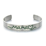 Stainless Steel Women Bracelet Bangle Gift For Mama
