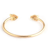 Leopard Head Bracelet Bangle Woman Open Gradient Metal National Wind Jewelry