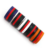 Women Cuff Leather Bracelets Red Green Ribbon Bangles Lock Wide Charm Bracelets