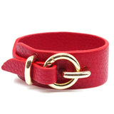 Punk Leather Bracelet for Women Charm Cuff Bracelet