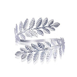 Adjustable Leaf Upper Arm Bracelet Cuff Bangle Armlet for Women
