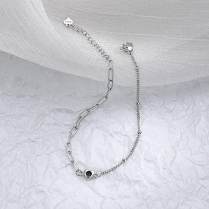 925 Silver Love Heart Bracelet for Women Girl Gift