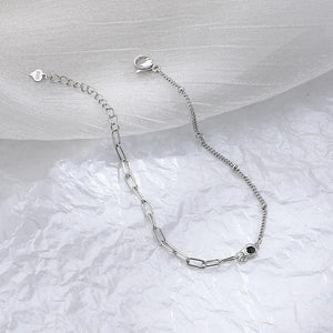 925 Silver Love Heart Bracelet for Women Girl Gift