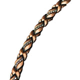 Copper Rhinestone Magnetic Bracelet Arthritis Jewelry for Women