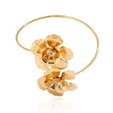 Bohemian Flower Arm Cuff Bracelet Geometric Armband Rock Jewelry Gift