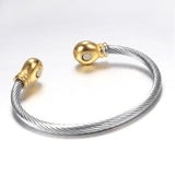 Cardy Koala Cable-wire Chain Bracelet Stainless Steel Magnetic Bracelet