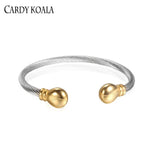 Cardy Koala Cable-wire Chain Bracelet Stainless Steel Magnetic Bracelet