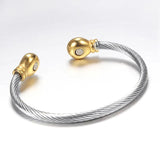 Cardy Koala Cable-wire Chain Bracelet Stainless Steel Magnetic Bracelet